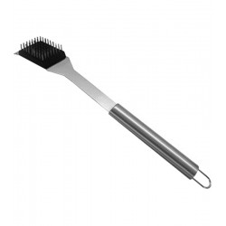 Escova 43,5cm Para Grelha Com Cabo Inox